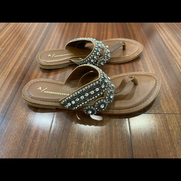 Anthropologie beaded sandals - Picture 3 of 4
